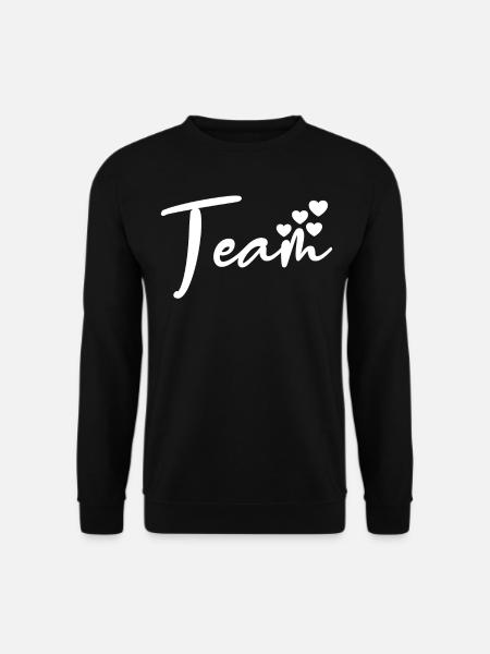 Dear Team Heart - Unisex Sweatshirt - black