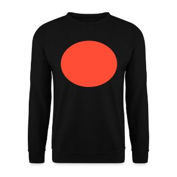 Kreis Rot - Unisex Pullover - Schwarz - Vorne - Alina (178cm) & Michal (187cm)