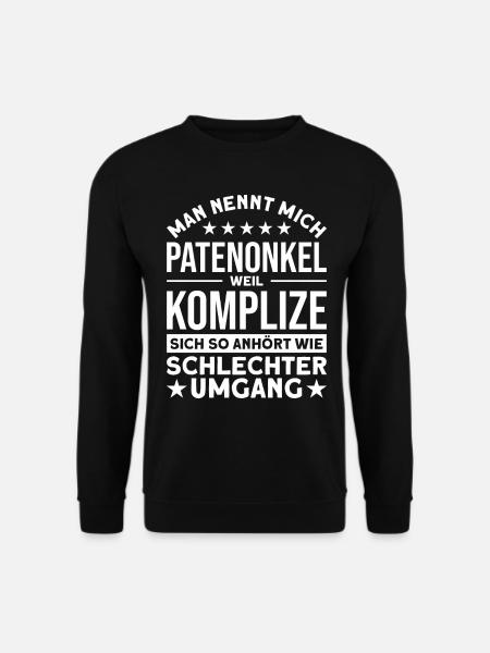 Pate Patenkind Patenonkel - Unisex Pullover - Schwarz