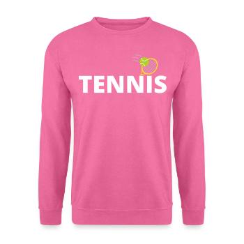 tennis / Tennis / Tennis spieler / Tennis Spielen - Unisex Pullover - Pink - Vorne