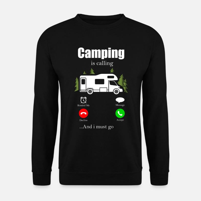 camping - Unisex Sweatshirt - black