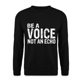 motivation - Unisex Sweatshirt - black - Front - Alina (178cm) & Michal (187cm)