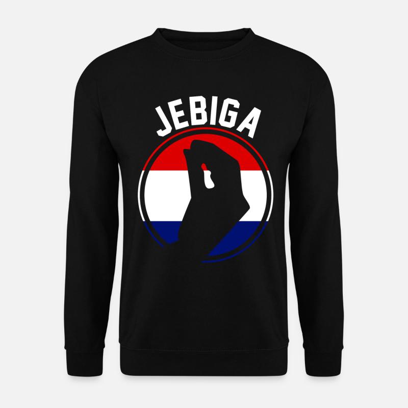 Kroatisch Jebiga Brate Kroatien Balkan Kroate Kroa - Unisex Pullover - Schwarz