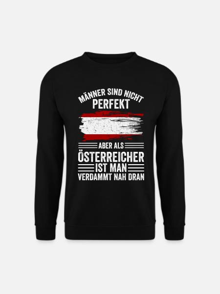 Österreichische Männer Österreich Österreicher - Unisex Pullover - Schwarz