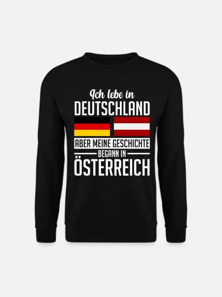 Austria Österreich Wien Österreicher Geschenk - Unisex Pullover - Schwarz