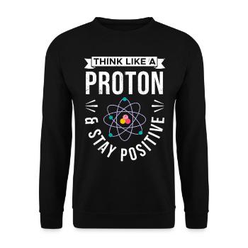 Chemist Laboratory Periodic Table Neutron Alchemy - Unisex Sweatshirt - black - Front - Alina (178cm) & Michal (187cm)