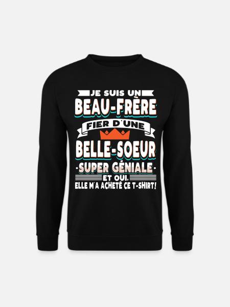 Beau-Frère Cadeau - Sweat-shirt Unisexe - noir