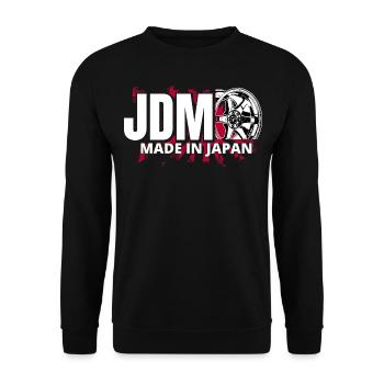 If one day the speed kills me.. / Paul Walker JDM - Unisex Sweatshirt - black - Front - Alina (178cm) & Michal (187cm)