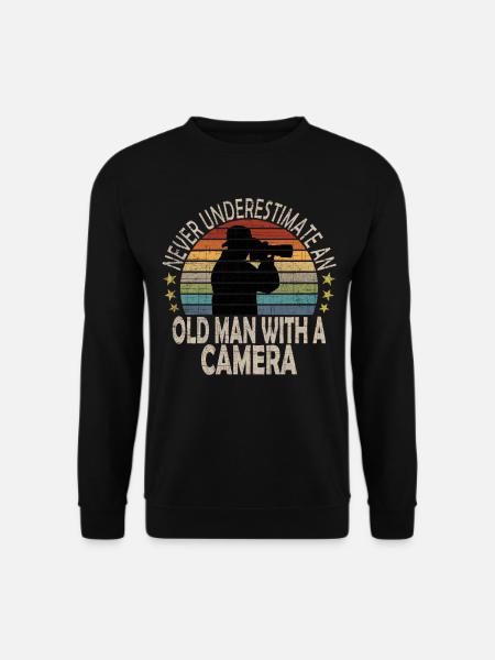 Fotograf Fotografieren Kamera Fotografie Geschenk - Unisex Pullover - Schwarz
