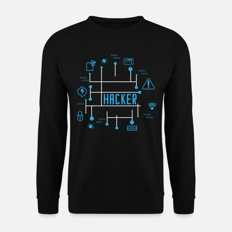 hacker - Unisex Sweatshirt - black