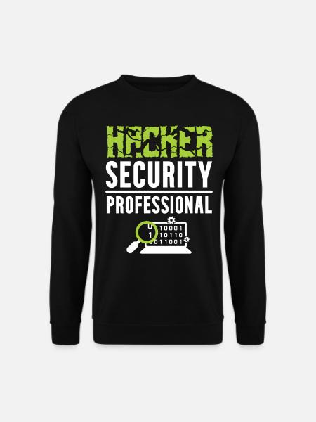 Hacker Security Professional - Sweat-shirt Unisexe - noir