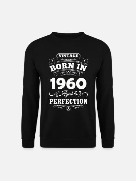 Née en 1960 - Sweat-shirt Unisexe - noir