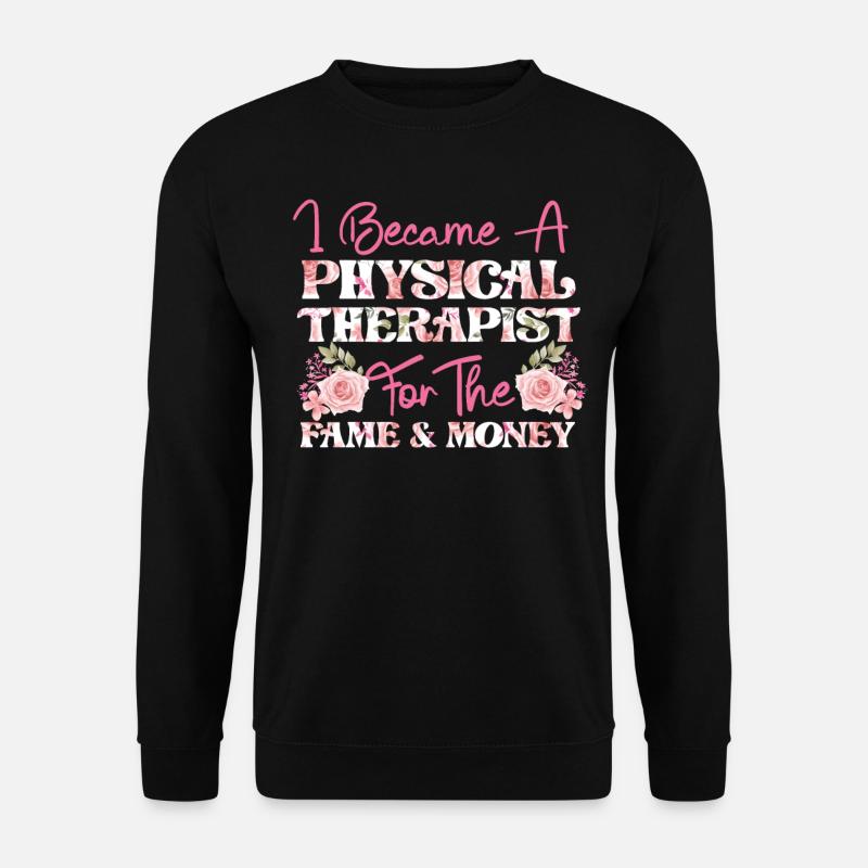 Physical Therapist Therapy - Unisex Sweatshirt - black