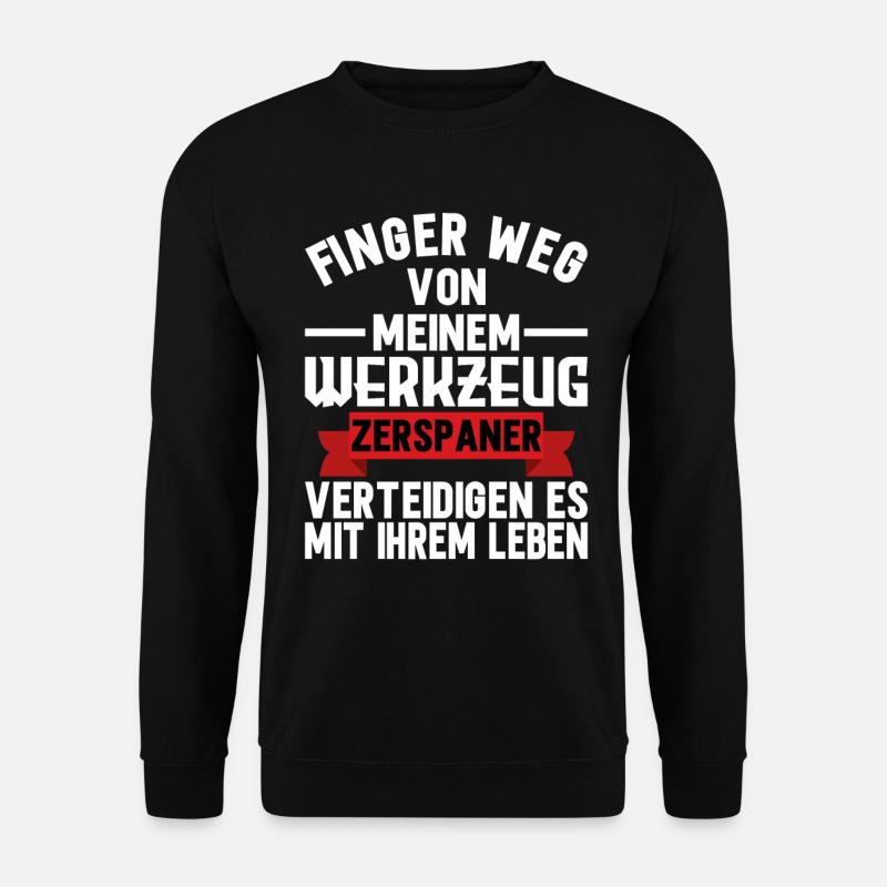 Zerspaner Zerspanungsmechaniker Dreher - Unisex Pullover - Schwarz