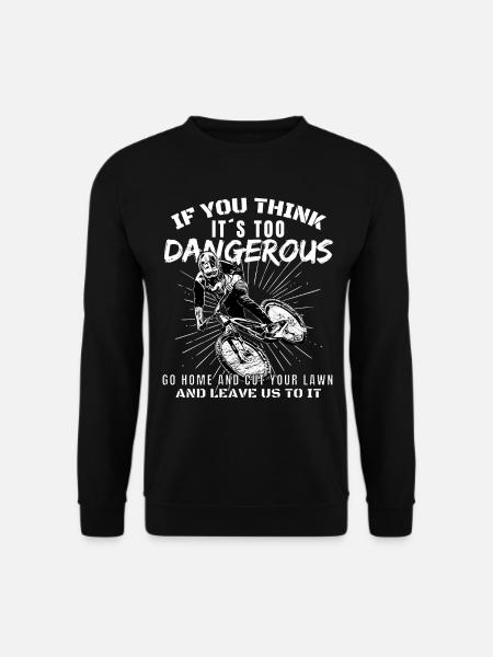 Mountain Biker / MTB Downhill Fahrrad geschenk - Unisex Pullover - Schwarz