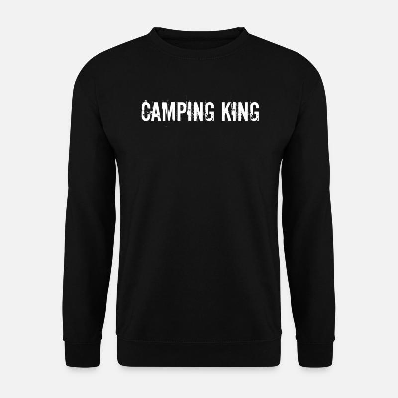 Camping - Camping King - Unisex Sweatshirt - black