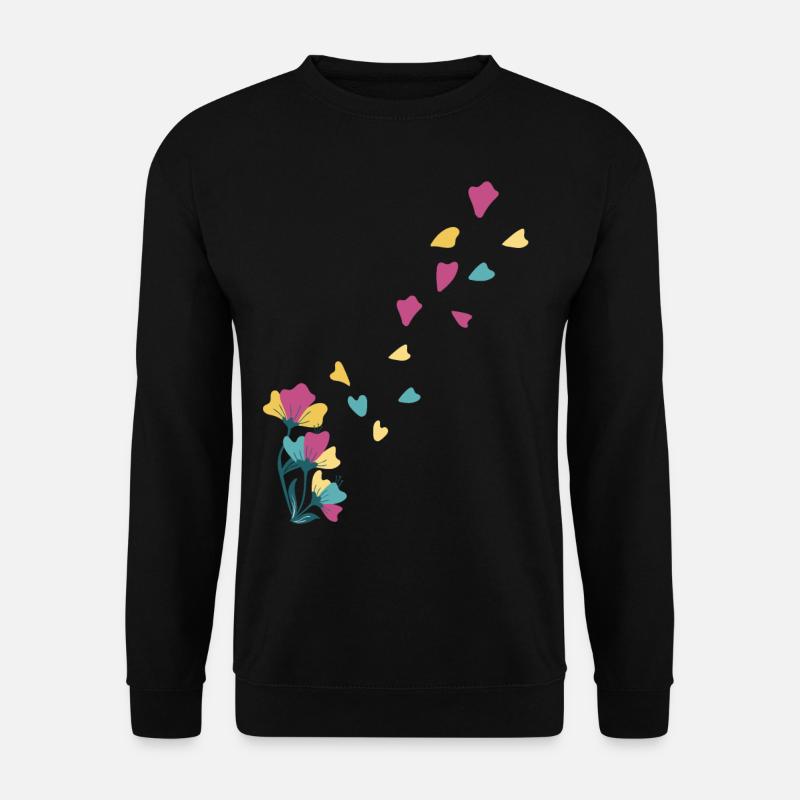 flowers - Unisex Sweatshirt - black