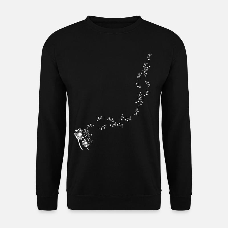 Pusteblume Blume des Lebens Chakra - Unisex Pullover - Schwarz