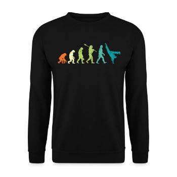 Capoeira - Unisex Pullover - Schwarz - Vorne - Alina (178cm) & Michal (187cm)