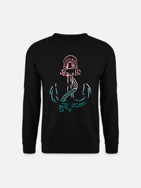 Ancre mer mer - Sweat-shirt Unisexe - noir