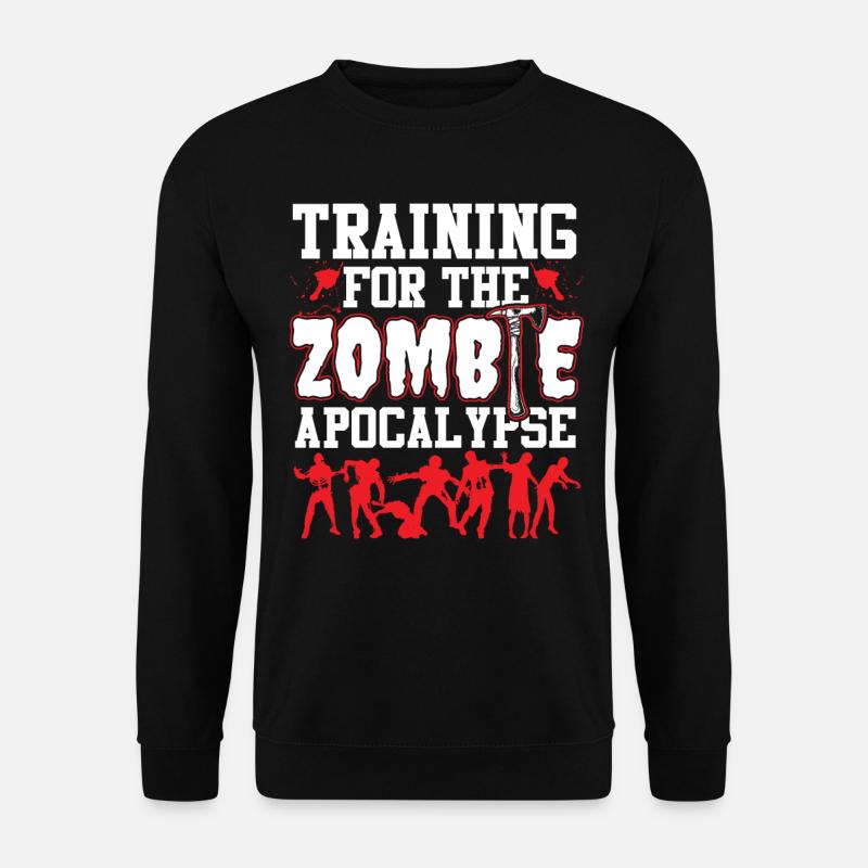 Training for Zombie Apocalypse - Unisex Sweatshirt - black