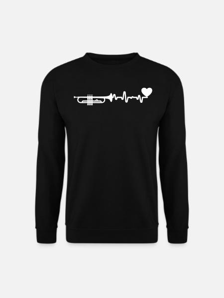 Trompete Trompeter - Unisex Pullover - Schwarz