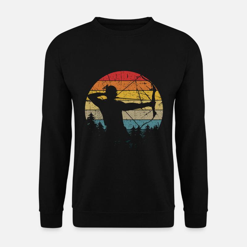 Bogenschießen - Unisex Pullover - Schwarz