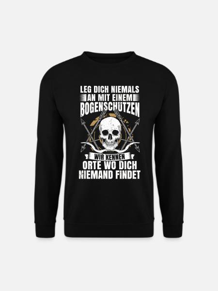 Bogenschießen - Unisex Pullover - Schwarz