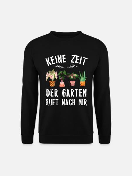 Garten - Unisex Pullover - Schwarz