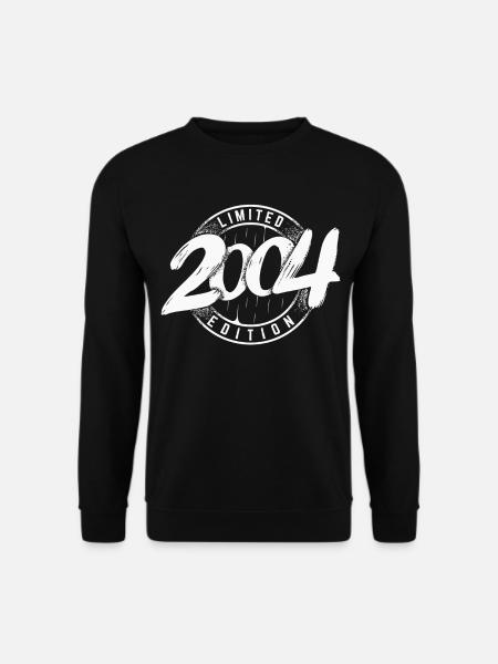 Limited Edition 18 Jahre Geburtstag Jahrgang 2004 - Unisex Pullover - Schwarz