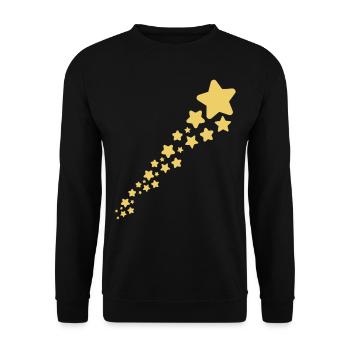 Étoile filante - Sweat-shirt Unisexe - noir - Devant - Alina (178cm) & Michal (187cm)