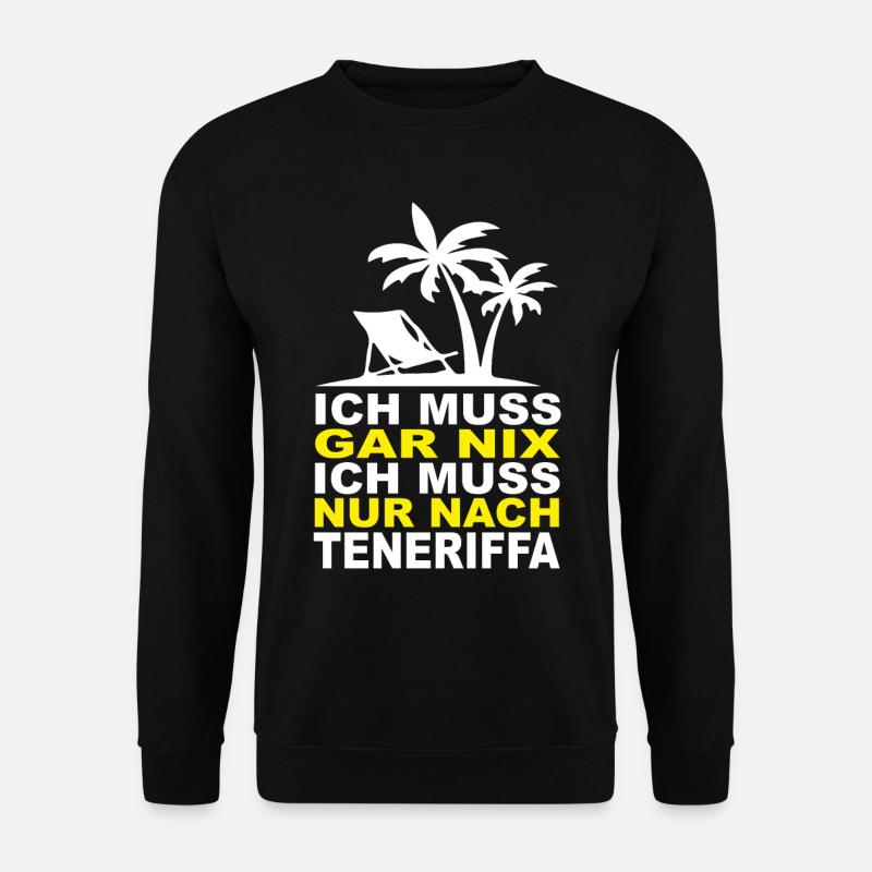 Teneriffa Urlaub - Unisex Pullover - Schwarz