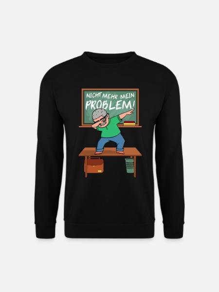 Lehrer in Rente Ruhestand Rentner Pension Geschenk - Unisex Pullover - Schwarz