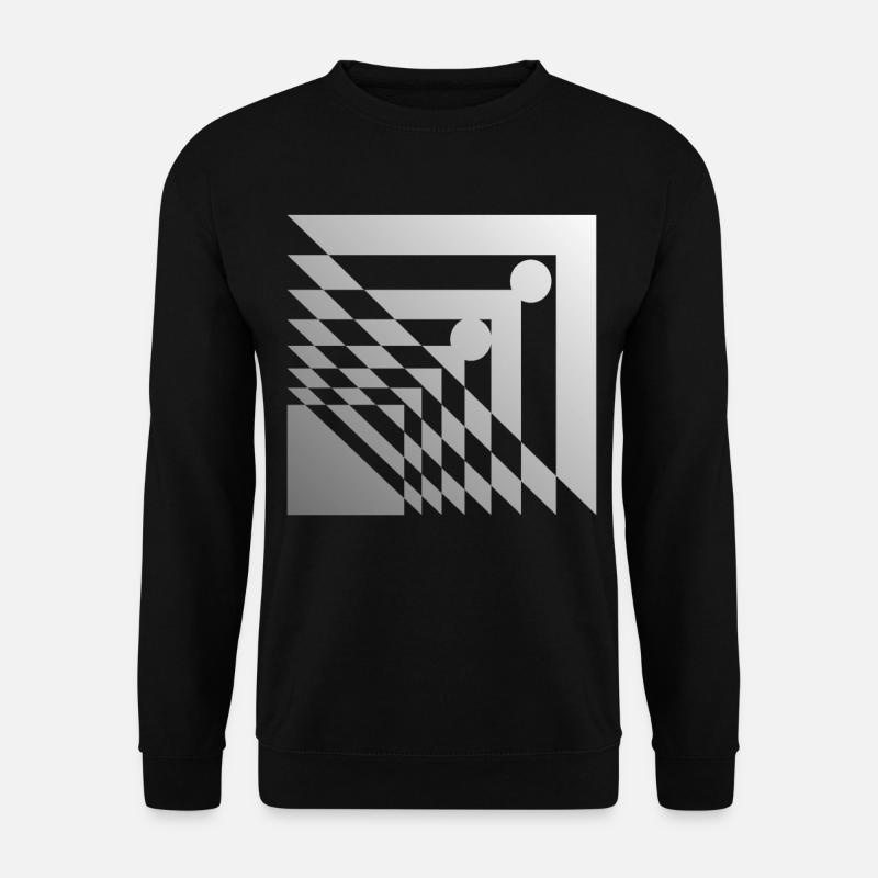 geometric pattern - Unisex Sweatshirt - black
