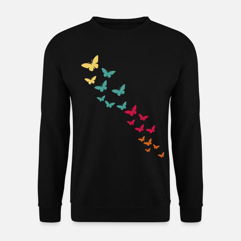 Schmetterling - Unisex Pullover - Schwarz