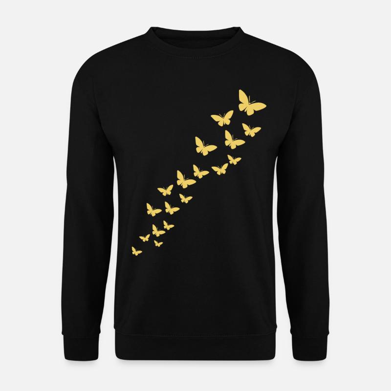 Papillon papillon - Sweat-shirt Unisexe - noir