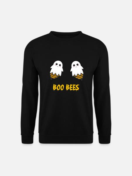 Boo Bees Beekeeper Ghost Trick Or Treat Halloweenh - Unisex Pullover - Schwarz