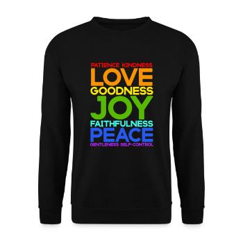 Jesus Jesus Jesus Christlich Christlich Christlich - Unisex Pullover - Schwarz - Vorne - Alina (178cm) & Michal (187cm)