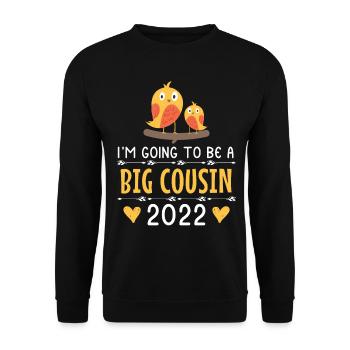 Big Cousin 2022 Little Birds - Unisex Sweatshirt - black - Front - Alina (178cm) & Michal (187cm)