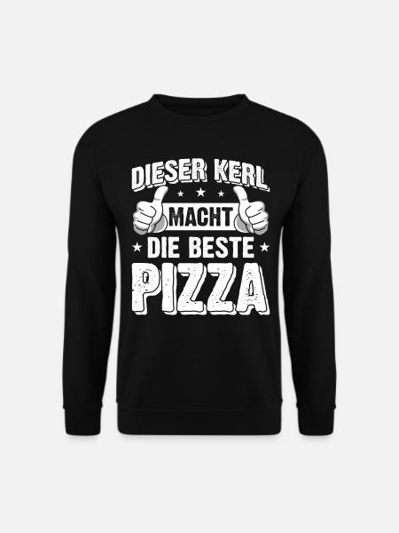 Pizzabäcker - Unisex Pullover - Schwarz