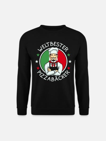 Weltbester Pizzabäcker - Unisex Pullover - Schwarz