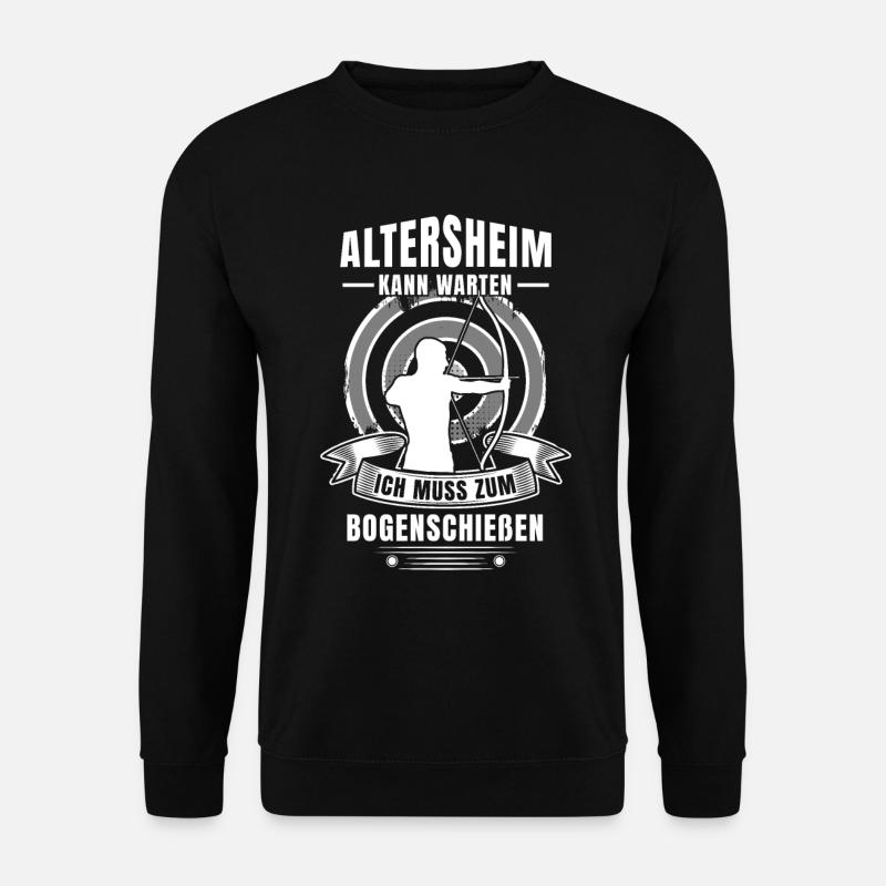 Bogenschießen - Unisex Pullover - Schwarz