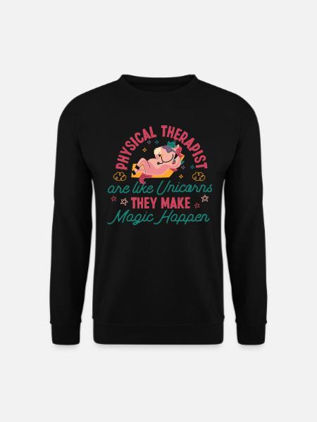 Physical Therapist Therapy - Unisex Sweatshirt - black