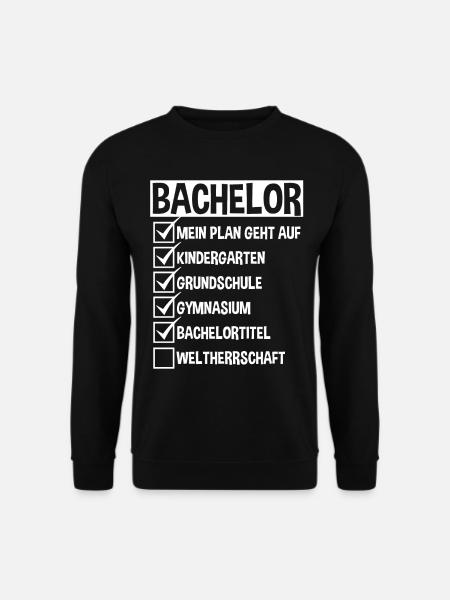 Bachelor Bachelorfeier Bachelortitel Akademiker Un - Unisex Pullover - Schwarz