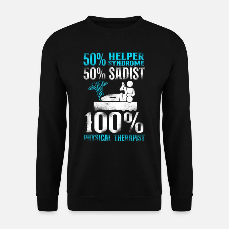 Physical Therapist Therapy - Unisex Sweatshirt - black