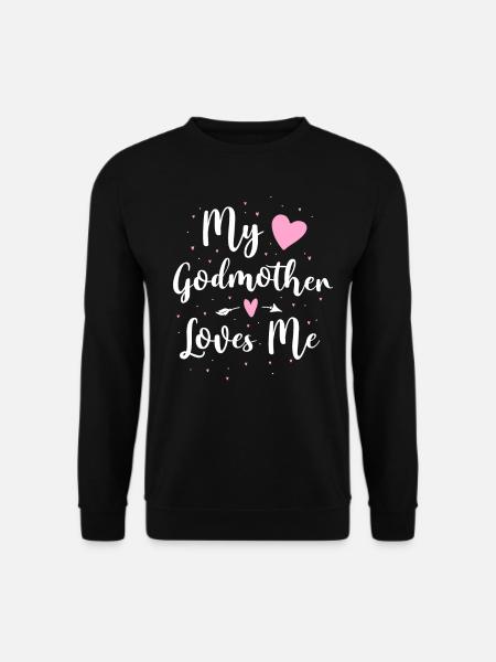Min gudmor älskar mig - Unisextröja - svart