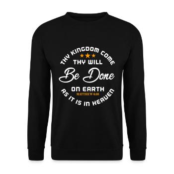 Jesus Jesus Jesus Christlich Christlich Christlich - Unisex Pullover - Schwarz - Vorne - Alina (178cm) & Michal (187cm)