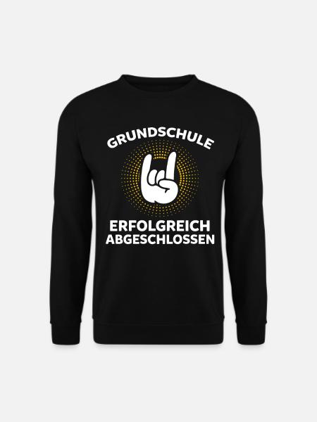Grundschule Erfolgreich Abgeschlossen - Unisex Pullover - Schwarz