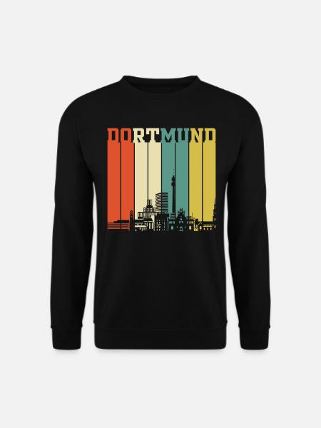 Dortmund Retro - Unisex Pullover - Schwarz