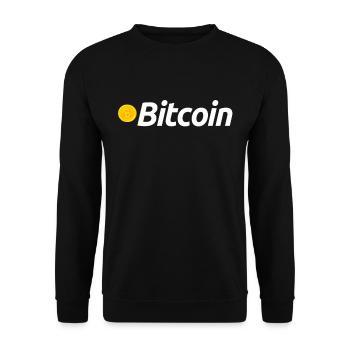 Bitcoin - Sweat-shirt Unisexe - noir - Devant - Alina (178cm) & Michal (187cm)